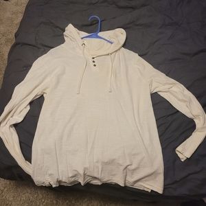 White hoodie shirt